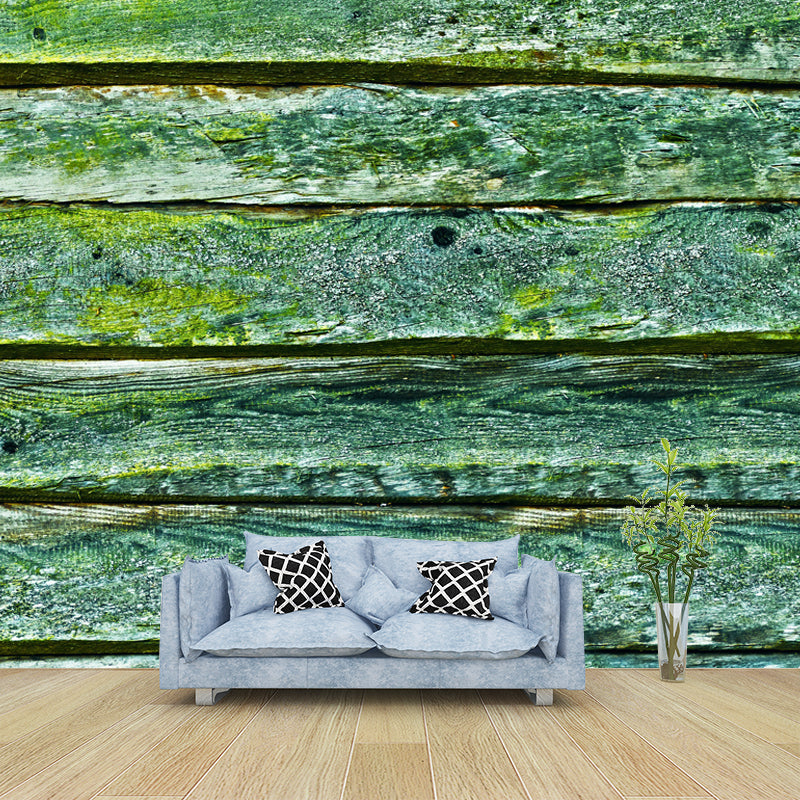 Soft Coor Wood Look Mural Industrial Wallpaper Whole Wall Decor for Kitchen