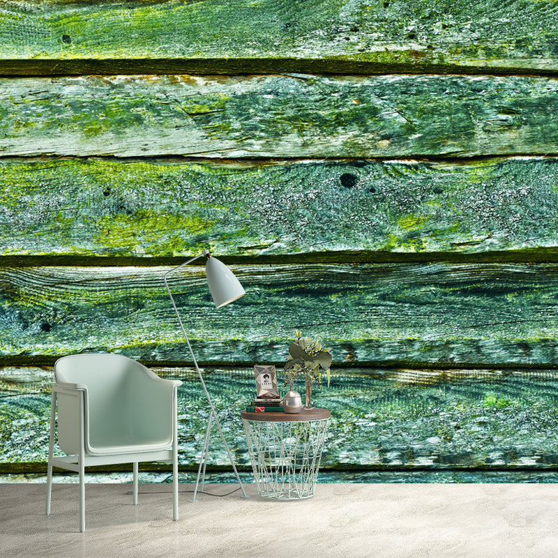 Soft Coor Wood Look Mural Industrial Wallpaper Whole Wall Decor for Kitchen