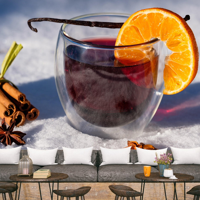 Contemporary Environment Friendly Mural Wallpaper Wine Wall Decor for Decoration