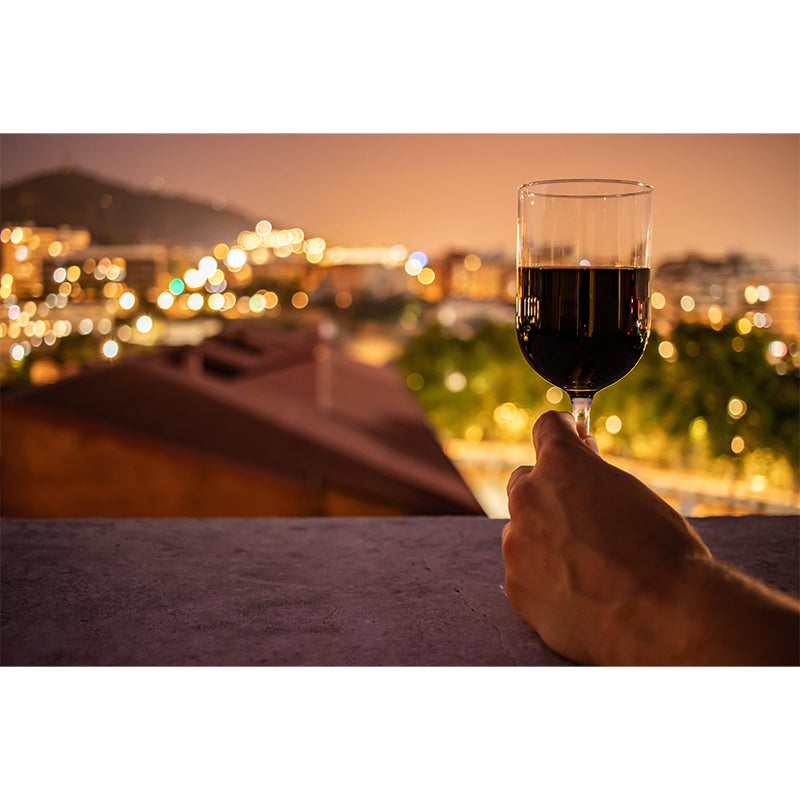 Commercial Use Wine Mural Wallpaper Photography Stain Resistant Wall Decor for Bar