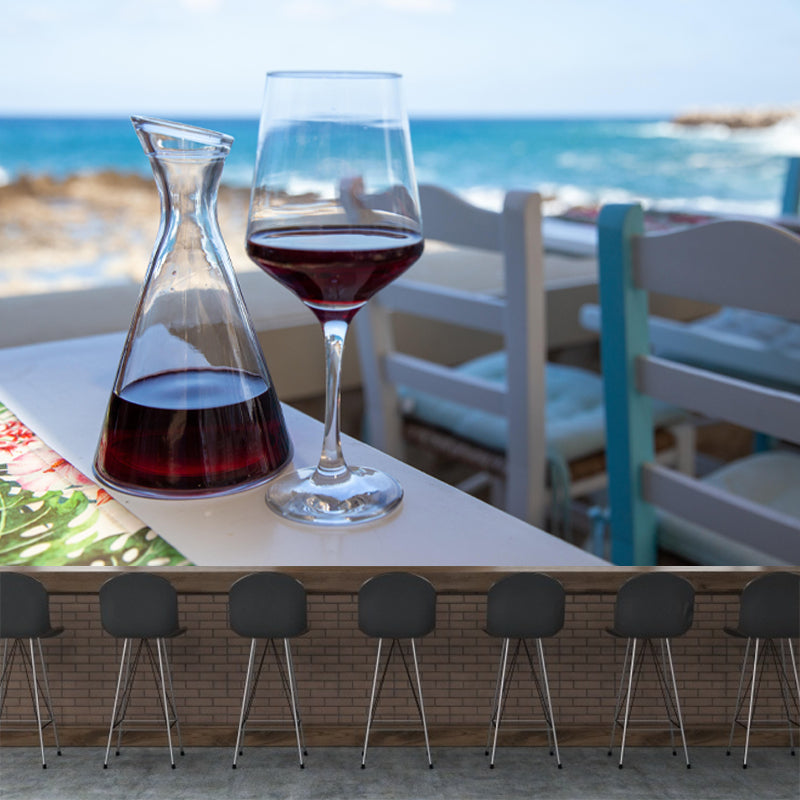 Customized Wine Mural Eco-friendly Wallpaper Moisture Resistant for Bar