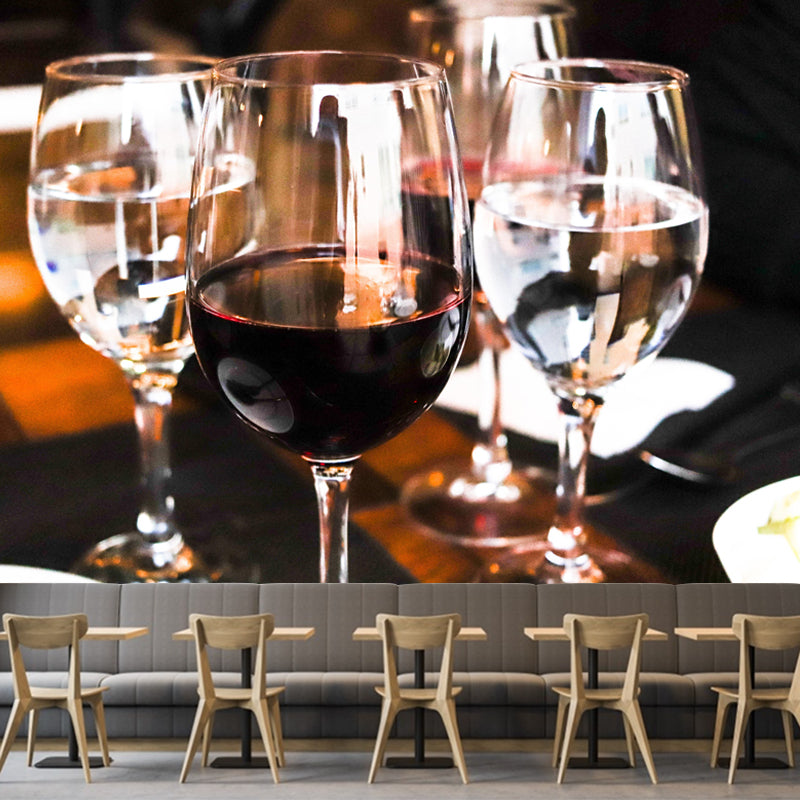 Commercial Wine Shop Mural Horizontal Photography Wallpaper Moisture Resistant