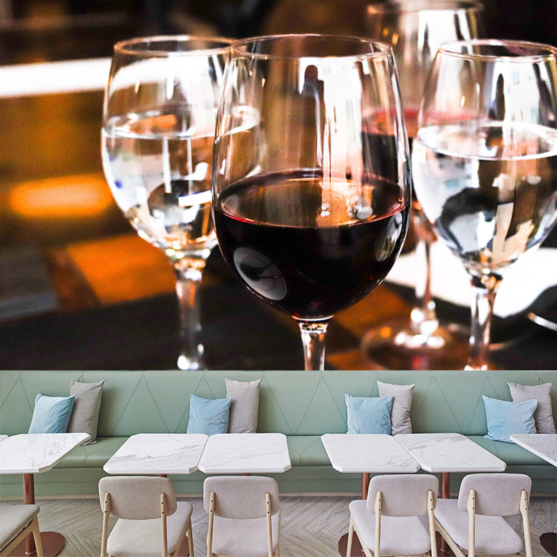 Commercial Wine Shop Mural Horizontal Photography Wallpaper Moisture Resistant