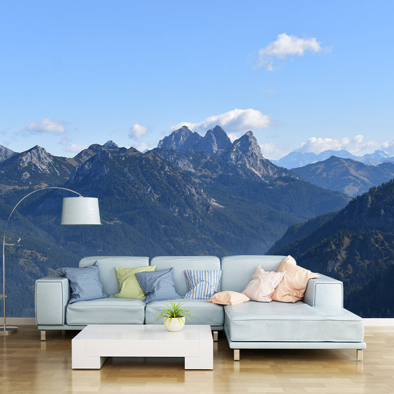 Mountain Landscape Mural Wallpaper for Living Room Decor, Made to Measure