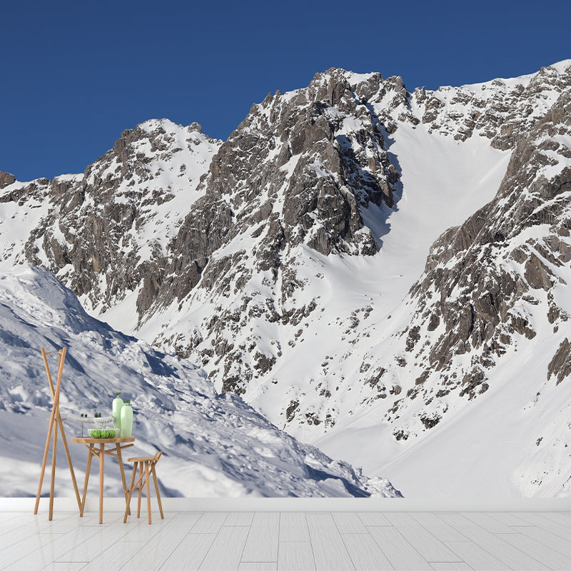 Snow Mountain Wall Covering for Home Decoration Water Resistant, Made to Measure