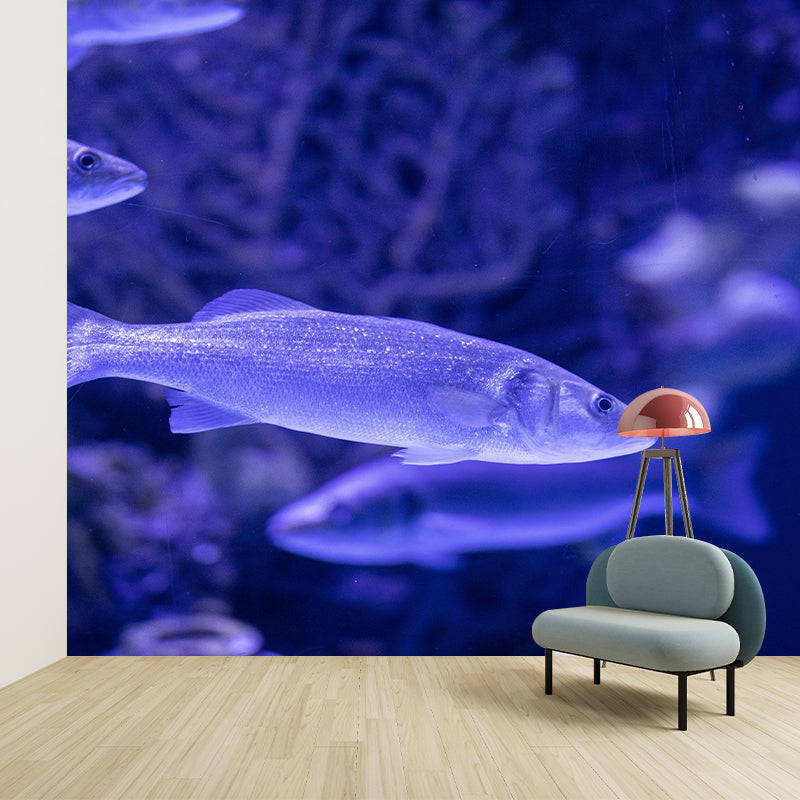 Beautiful Undersea Mural Wallpaper Custom-Made Wall Covering for Sleeping Room