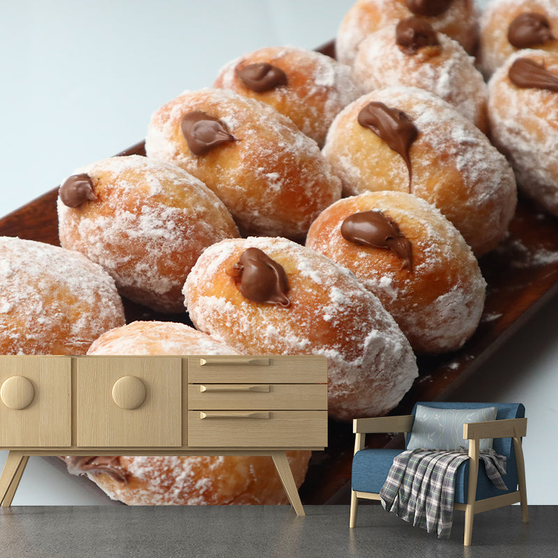 Modern Dessert Shop Wall Decor Stain Resistant, Personalized Size Available