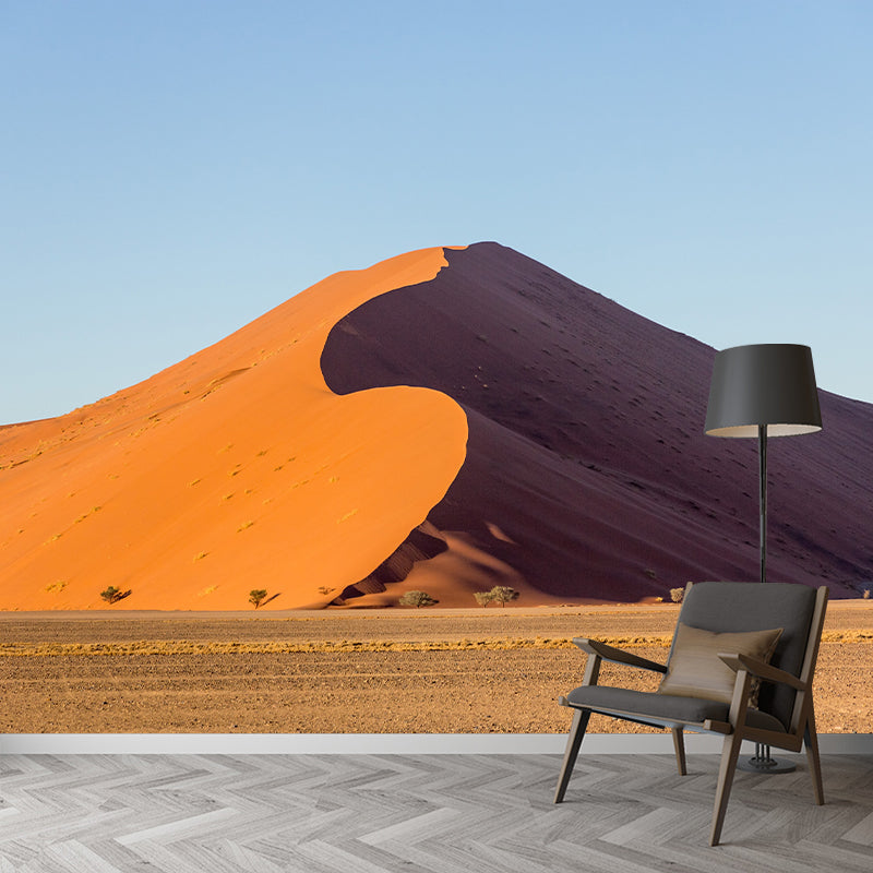 Endless Desert Mural Wallpaper for Sitting Room, Moisture Resistant, Personalized Size Available