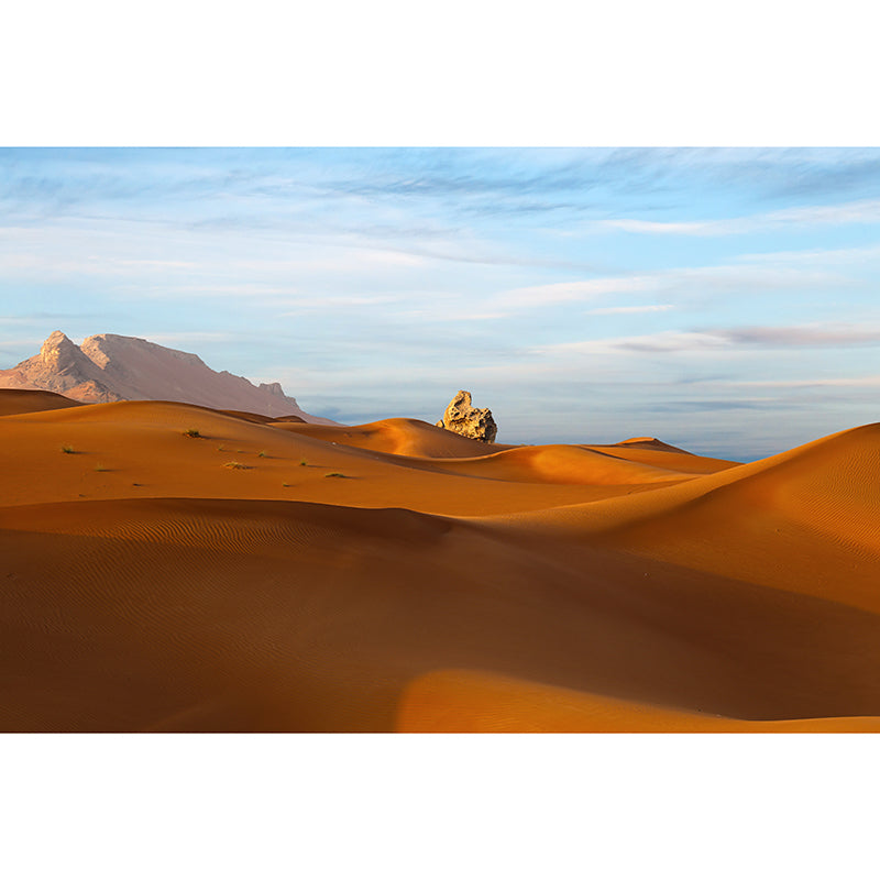 Endless Desert Mural Wallpaper for Sitting Room, Moisture Resistant, Personalized Size Available