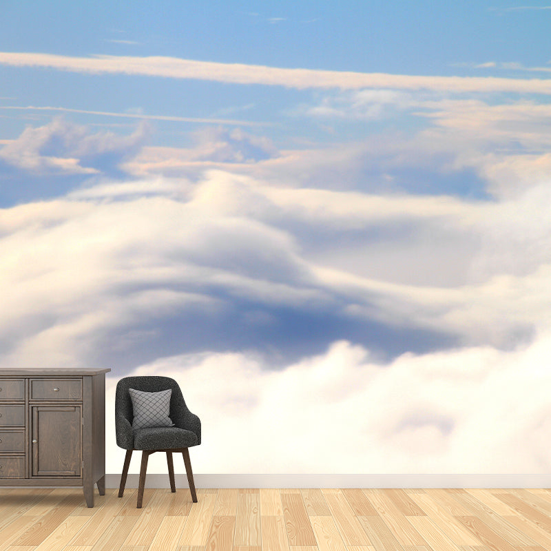 Diverse Sky Mural Personalized Size Wall Covering for Sleeping Room, Water Resistant