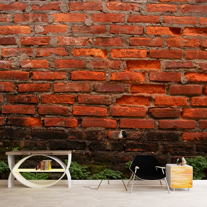 Moisture Resistant Wall Mural Brick Removable Wallpaper for Living Room Decor