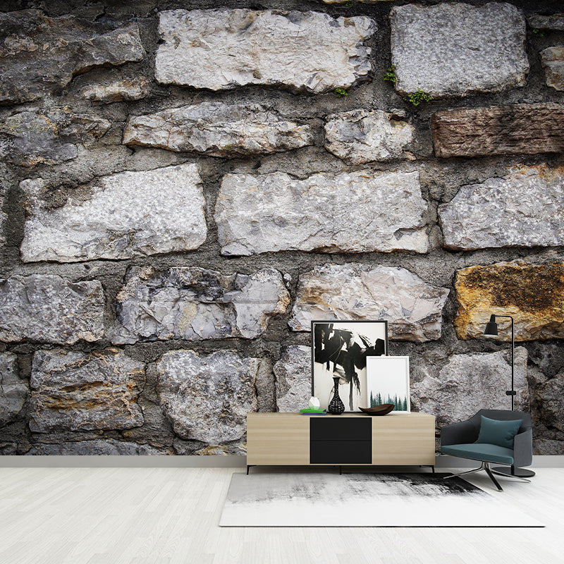 Moisture Resistant Wall Mural Brick Removable Wallpaper for Living Room Decor