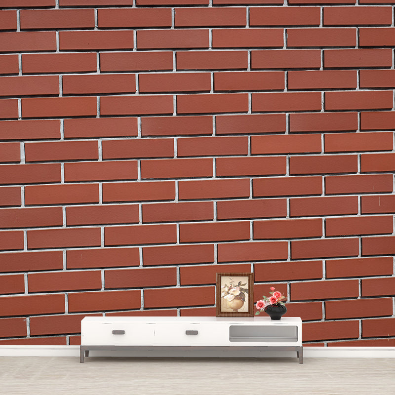 Brick Wall Mural Wallpaper Vinyl for Living Room Bedroom, Personalized Size Available