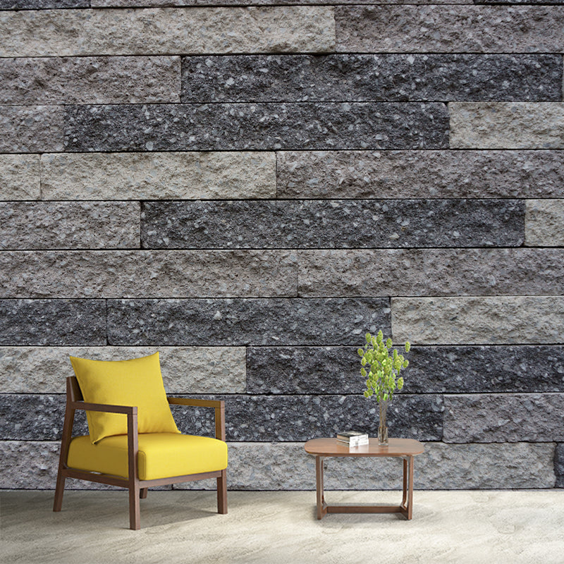 Industrial Style Brick Wall Mural for Dining Room Moisture Resistant, Personalized Size Available