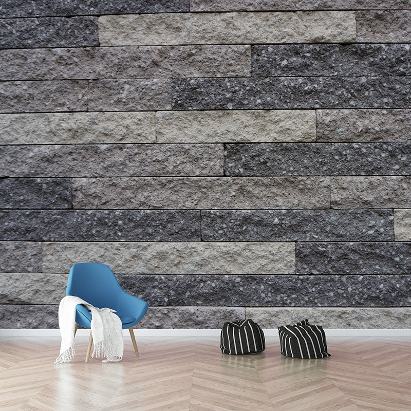 Industrial Style Brick Wall Mural for Dining Room Moisture Resistant, Personalized Size Available