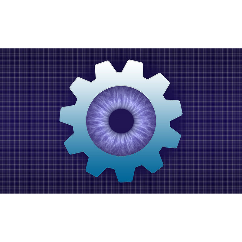 Gear Illustration Mural Wallpaper Stain-Resistant Wall Decor for Living Room