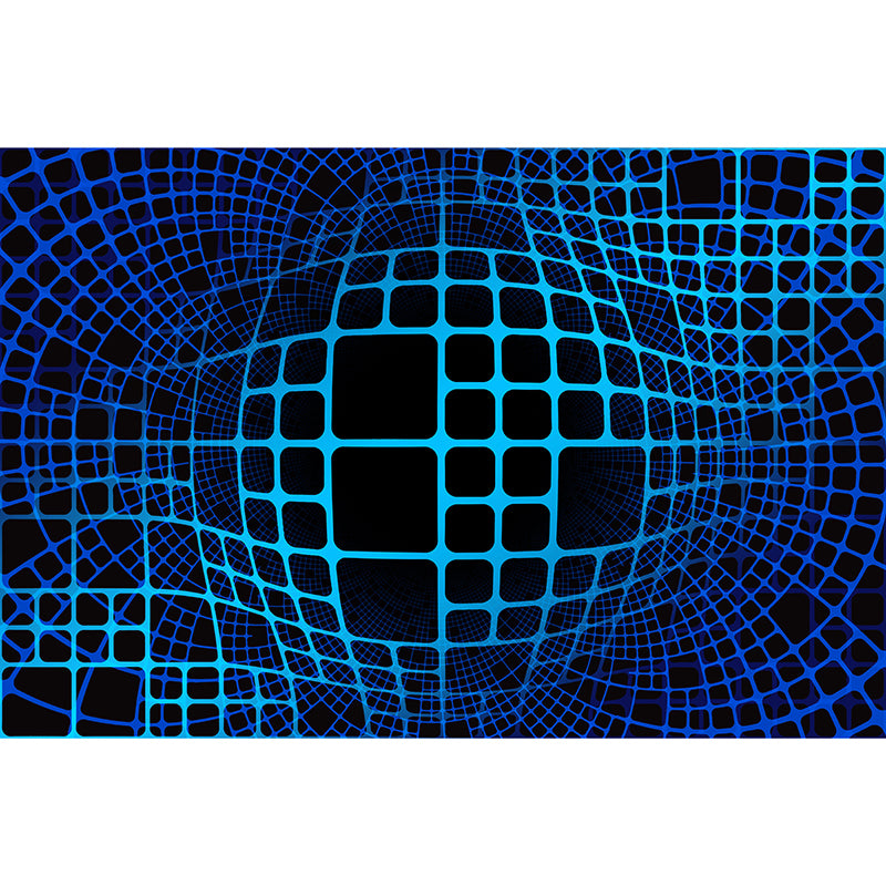 Geometry Mural Wallpaper Personalized Size Wall Covering for Study Room