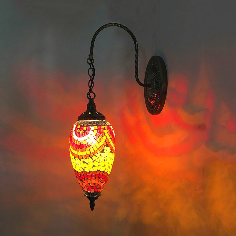 1 éclairage mural en verre coupé clair