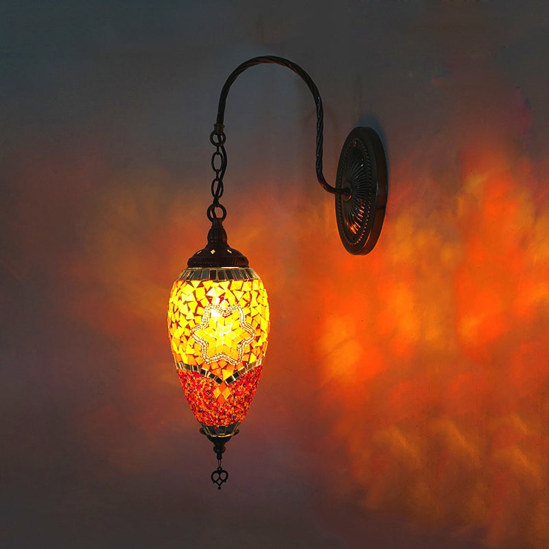 1 éclairage mural en verre coupé clair