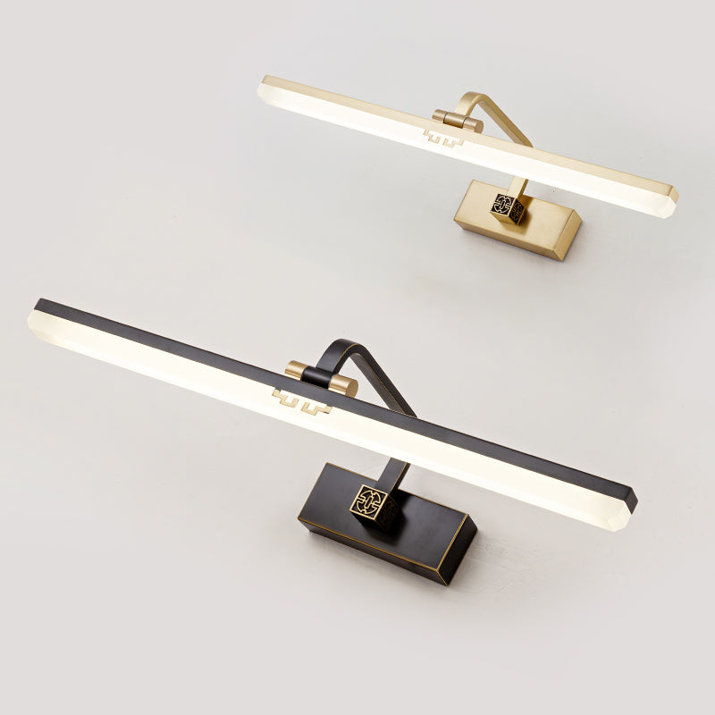 Simplicité Éclairage mural de la ferme Miroir LED LED LAMPE Métallique Éclairage pour salle de bain