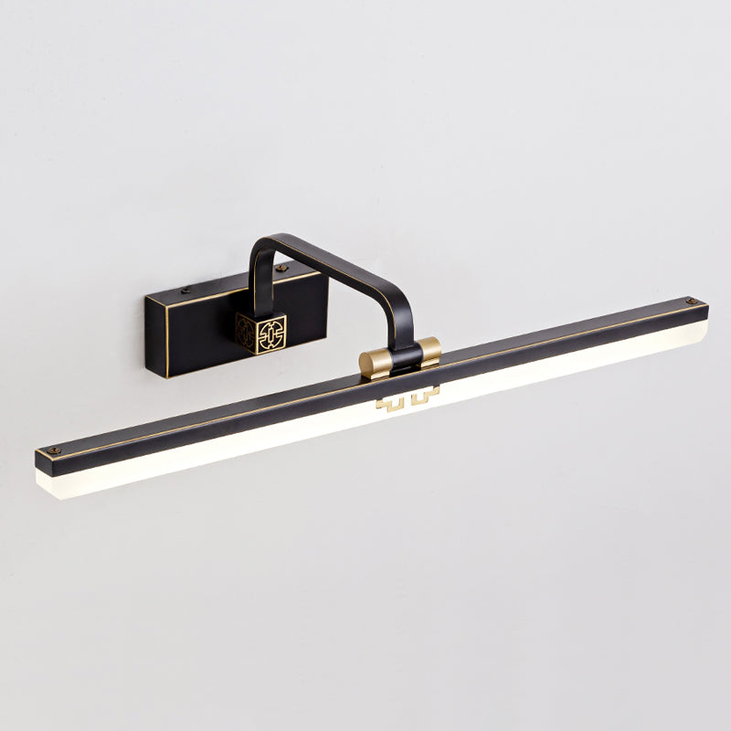 Simplicité Éclairage mural de la ferme Miroir LED LED LAMPE Métallique Éclairage pour salle de bain