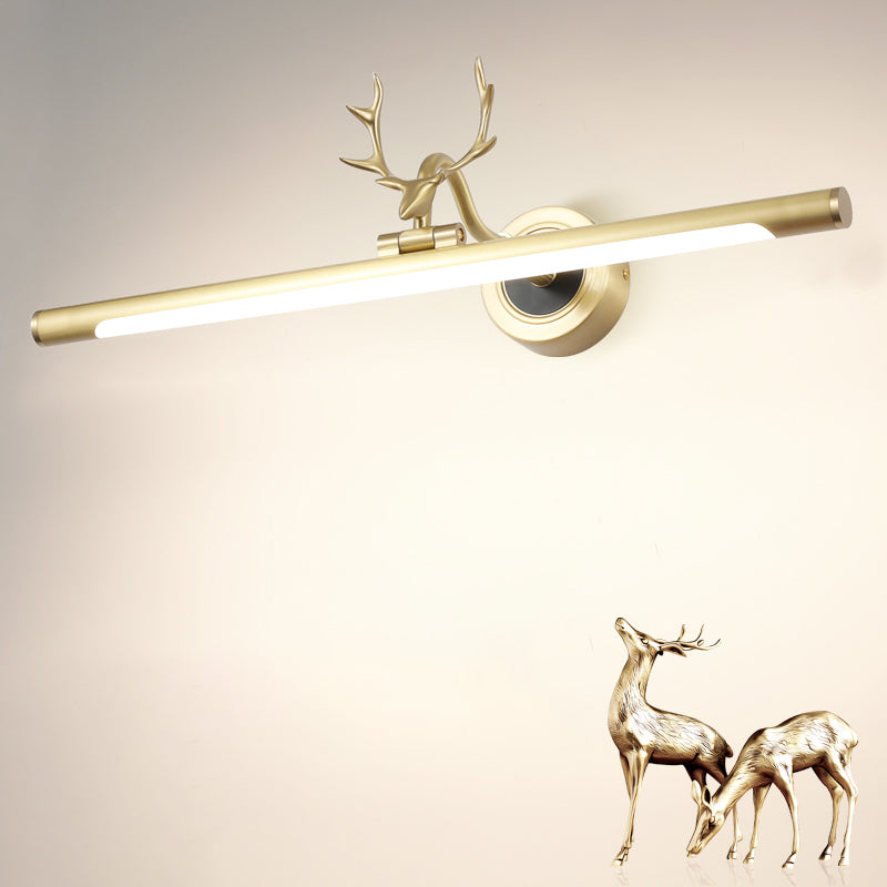 Simple Mirror Light Wall Light Sconce Metallic Sconce Lighting for Bathroom