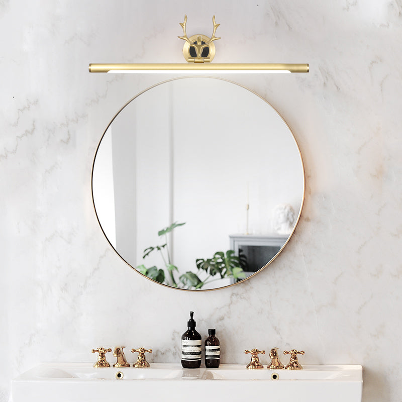 Simple Mirror Light Wall Light Sconce Metallic Sconce Lighting for Bathroom