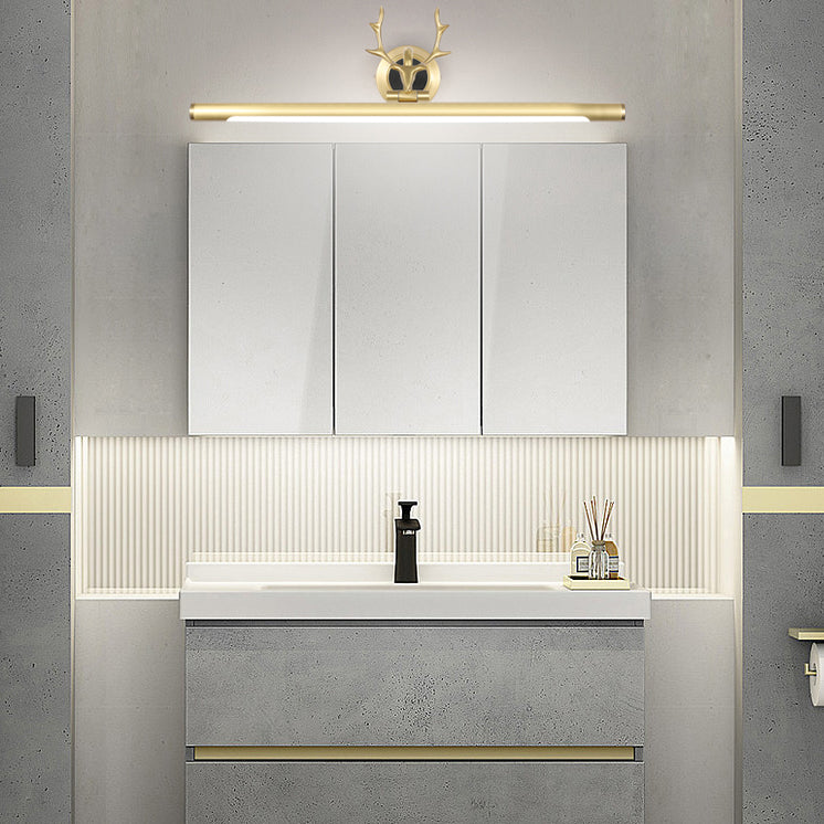 Simple Mirror Light Wall Light Sconce Metallic Sconce Lighting for Bathroom