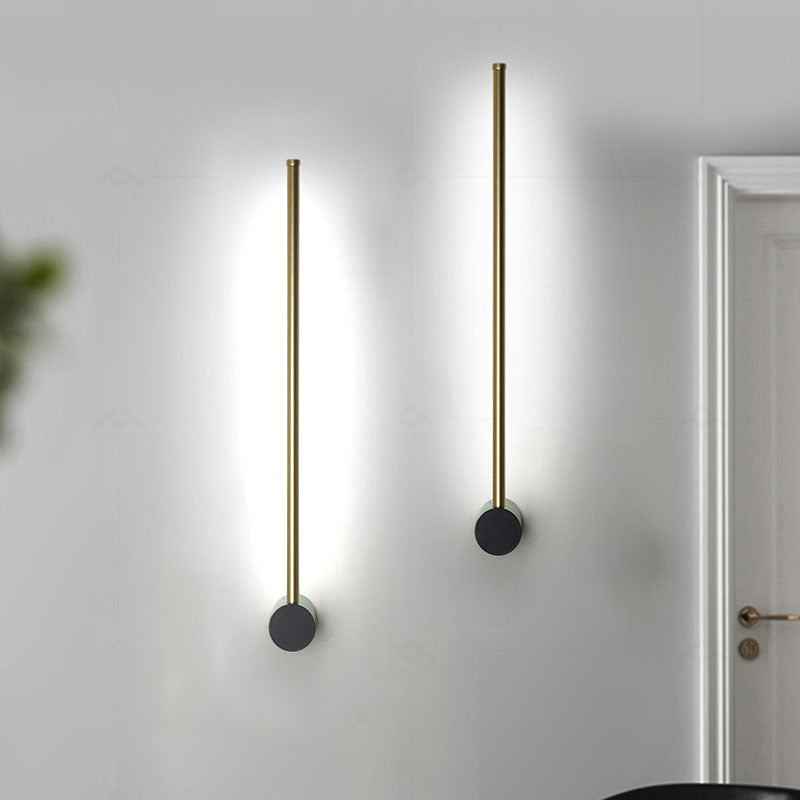 Lampade a parete lineare in alluminio semplice design semplice stile a led lampade a LED