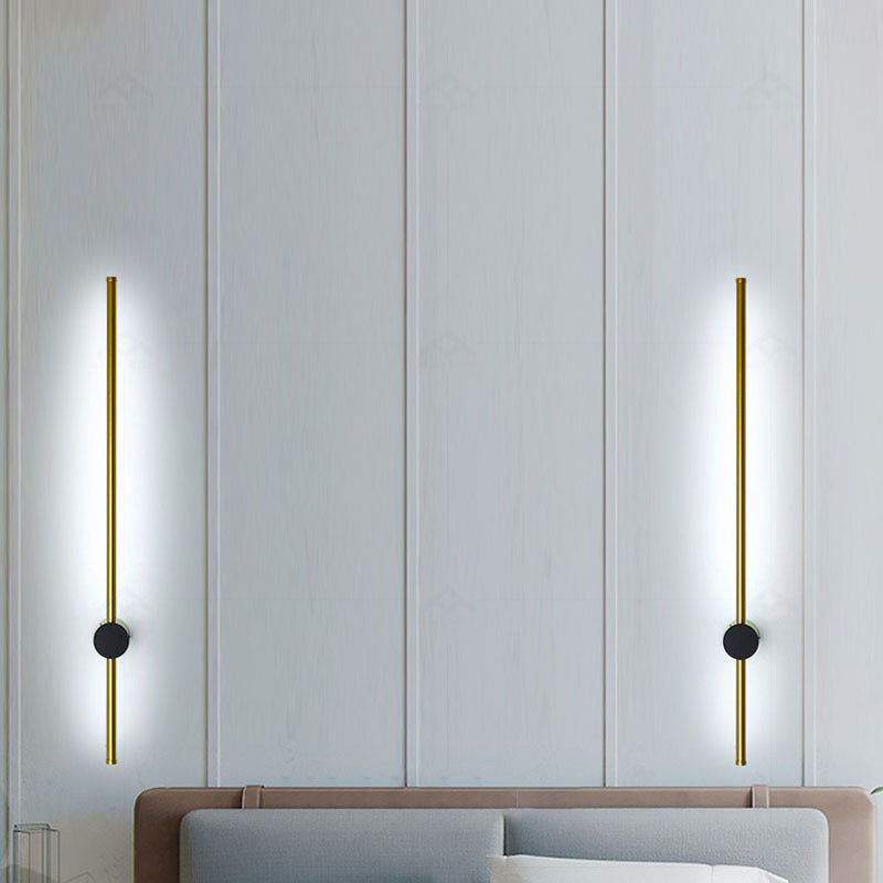 Lampade a parete lineare in alluminio semplice design semplice stile a led lampade a LED