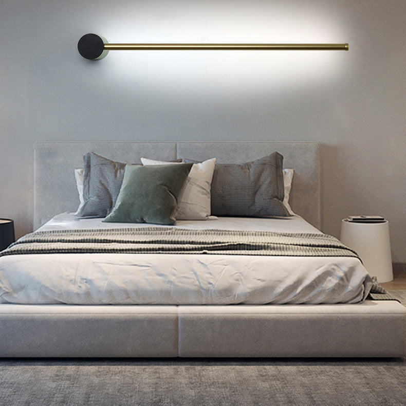 Lampade a parete lineare in alluminio semplice design semplice stile a led lampade a LED