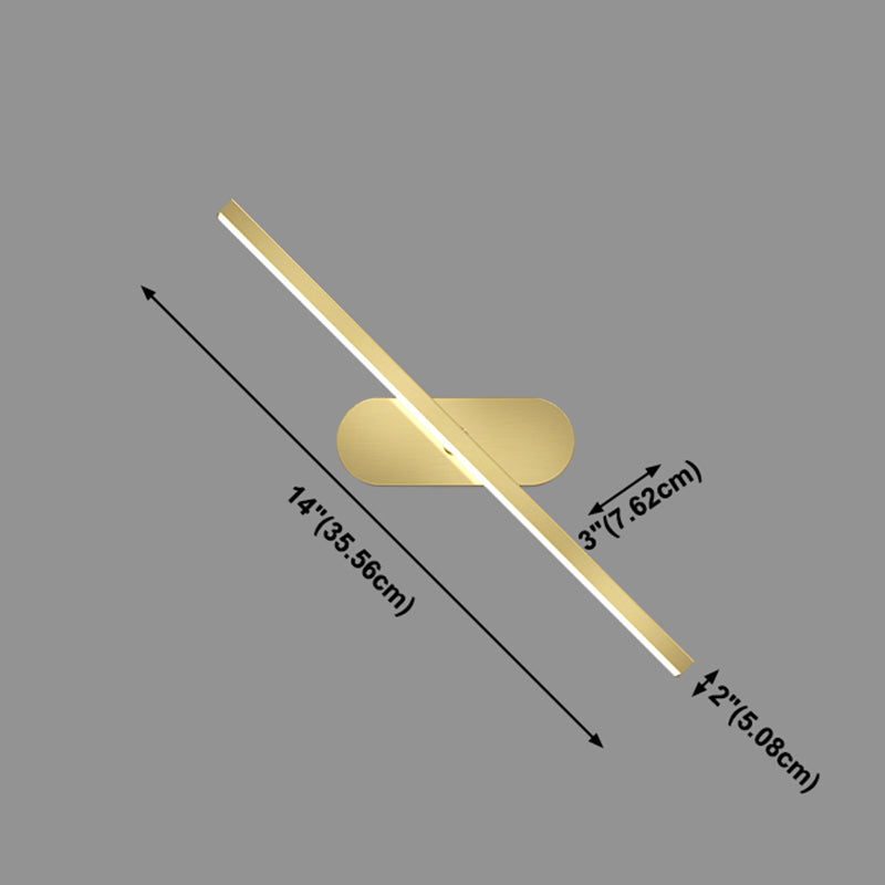 Teste singole fullponi a parete a filo in lampada a sconde moderna nera/in ottone