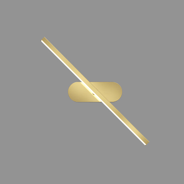 Teste singole fullponi a parete a filo in lampada a sconde moderna nera/in ottone