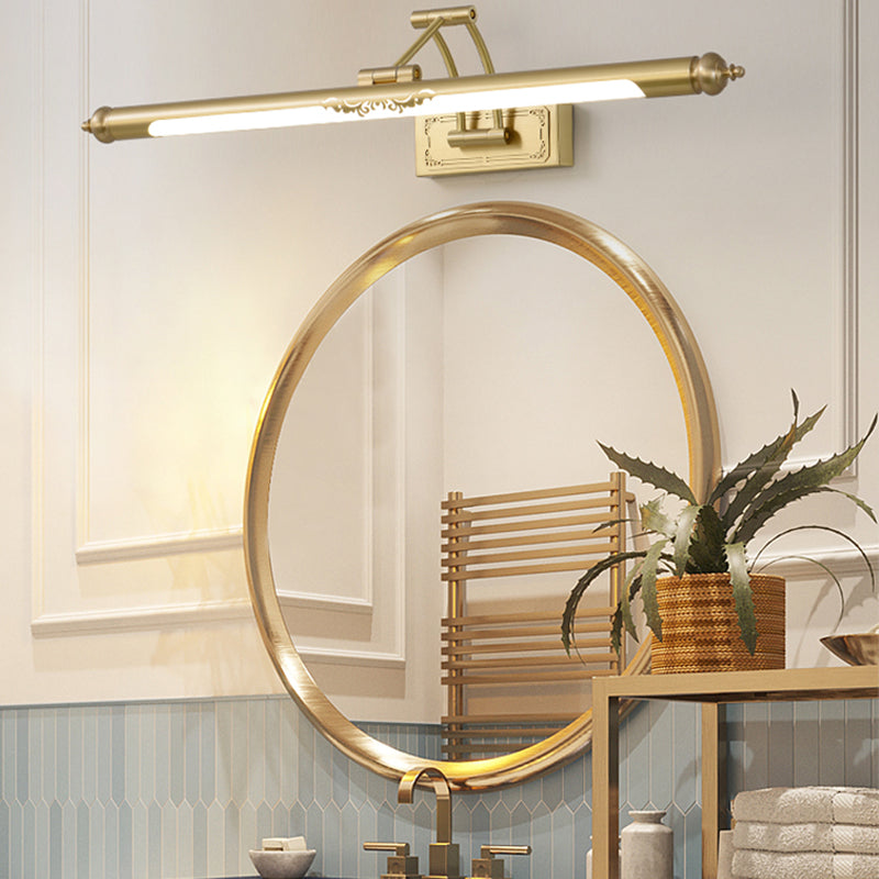 Lampada da parete creativa minimalista domestica con ombra acrilica per il bagno