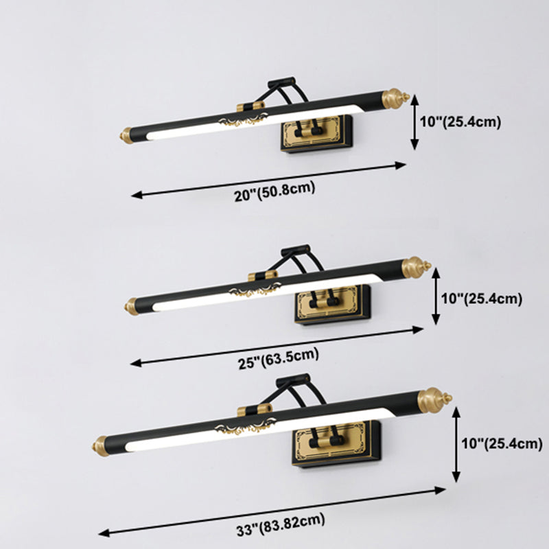 Lampada da parete creativa minimalista domestica con ombra acrilica per il bagno