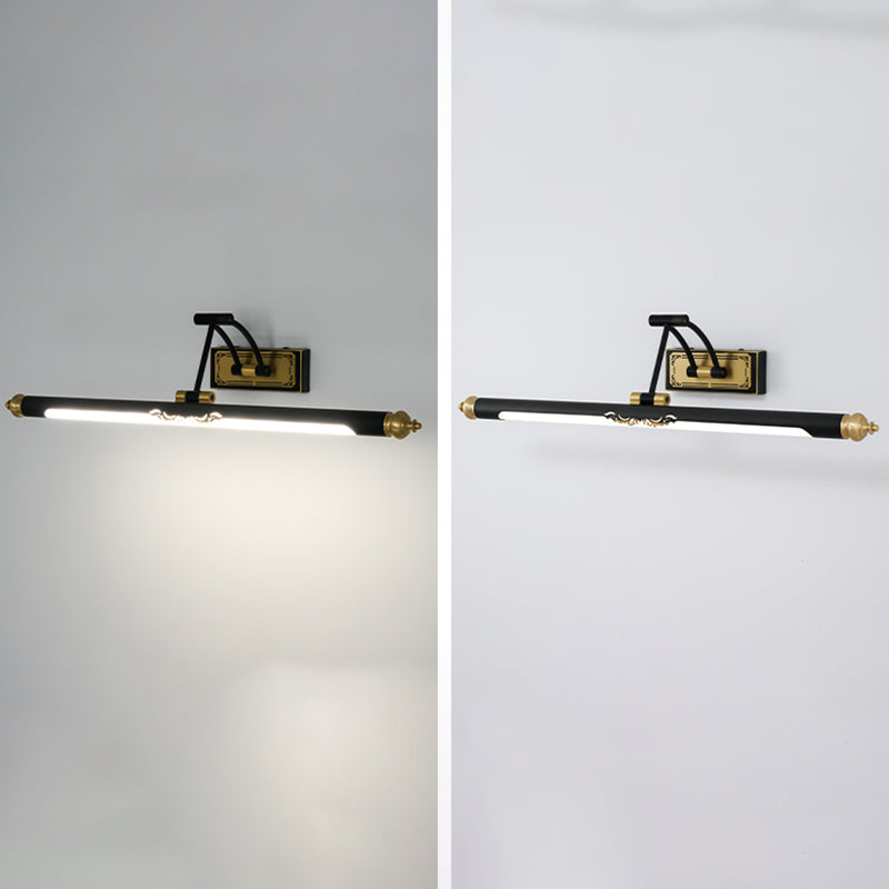 Lampada da parete creativa minimalista domestica con ombra acrilica per il bagno