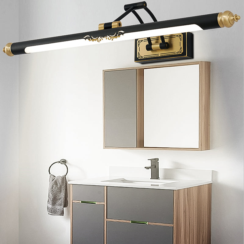 Lampada da parete creativa minimalista domestica con ombra acrilica per il bagno