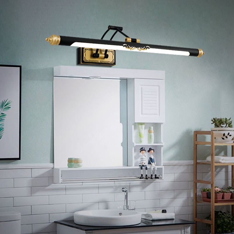 Lampada da parete creativa minimalista domestica con ombra acrilica per il bagno