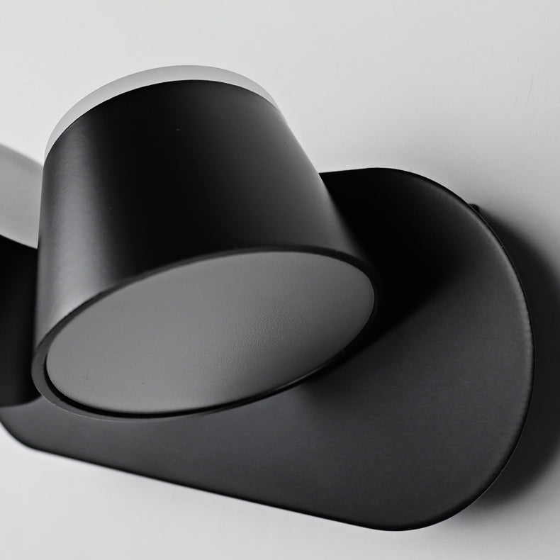 LED Flush Mount Wall Sconce with Acrylic Shade Modern Sconce Light for Living Room