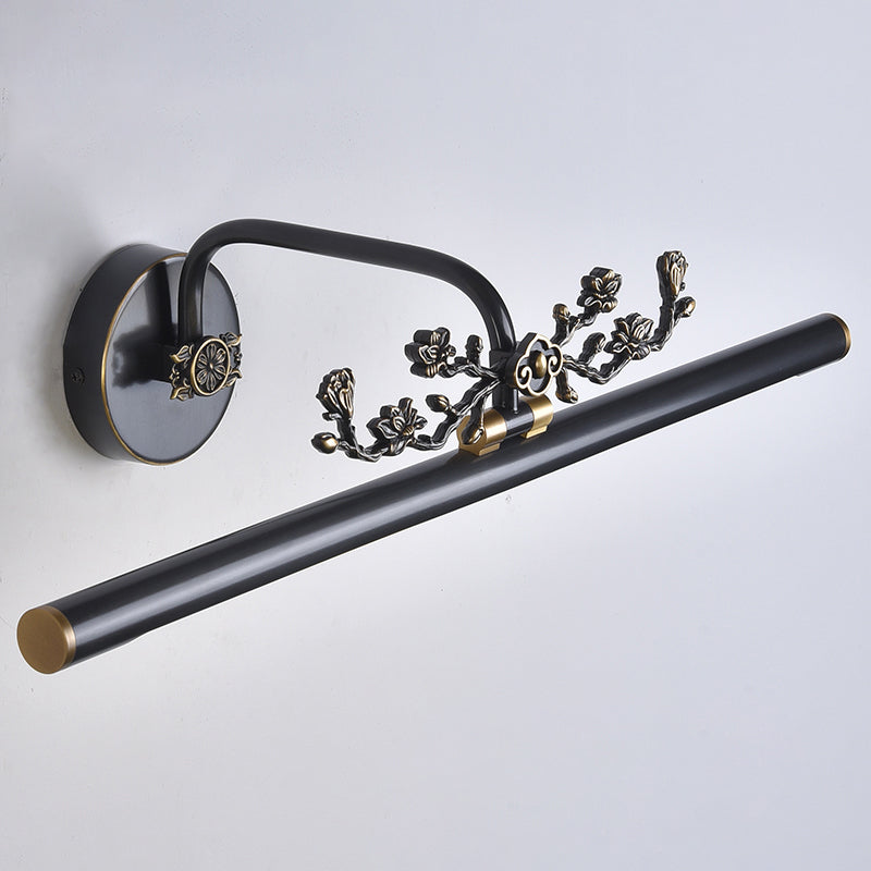 Brass LED Wall Sconce Indoor Wall Sconce Lighting with Acrylic Shade for Bathroom