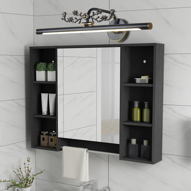 Brass LED Wall Sconce Indoor Wall Sconce Lighting with Acrylic Shade for Bathroom