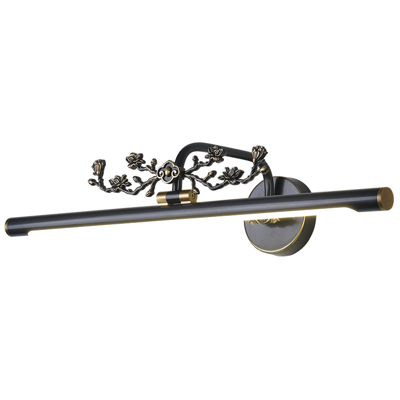 Brass LED Wall Sconce Indoor Wall Sconce Lighting with Acrylic Shade for Bathroom