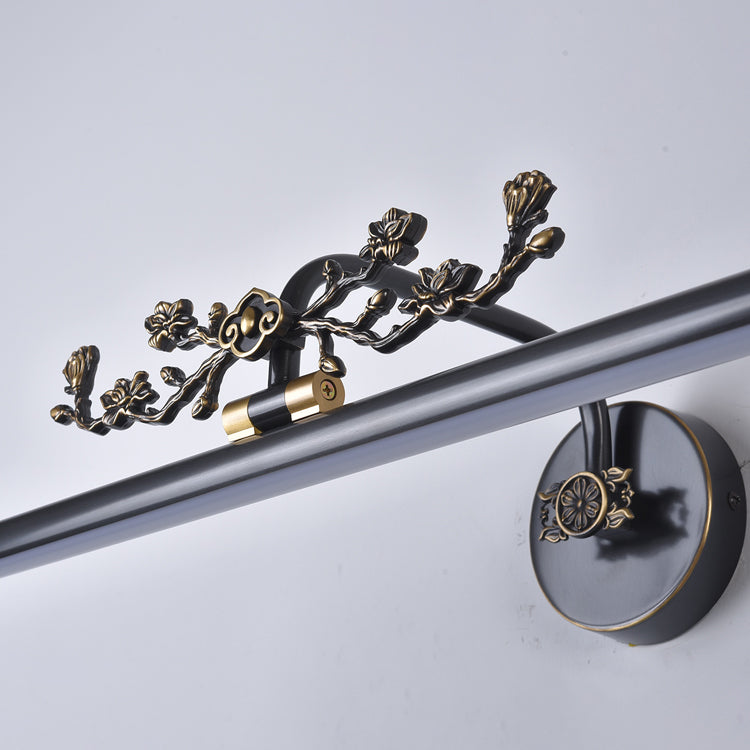 Brass LED Wall Sconce Indoor Wall Sconce Lighting with Acrylic Shade for Bathroom