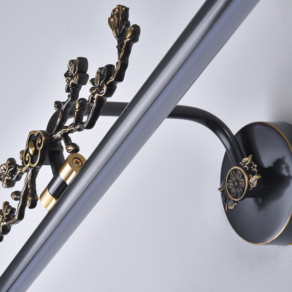 Brass LED Wall Sconce Indoor Wall Sconce Lighting with Acrylic Shade for Bathroom