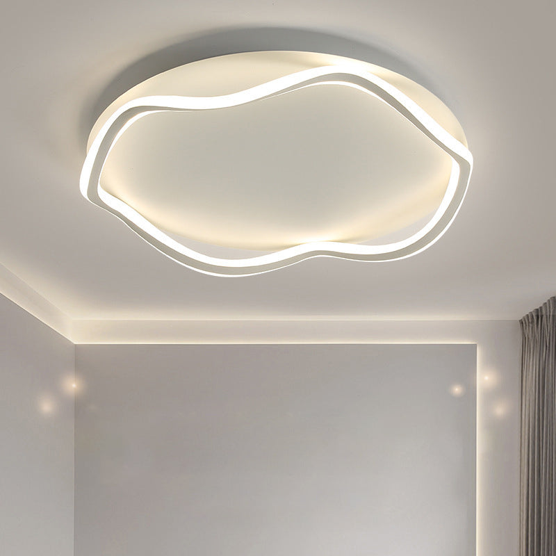 Modern Style Flush Mount Licht Acryl 1 Licht Plafond Licht voor slaapkamer
