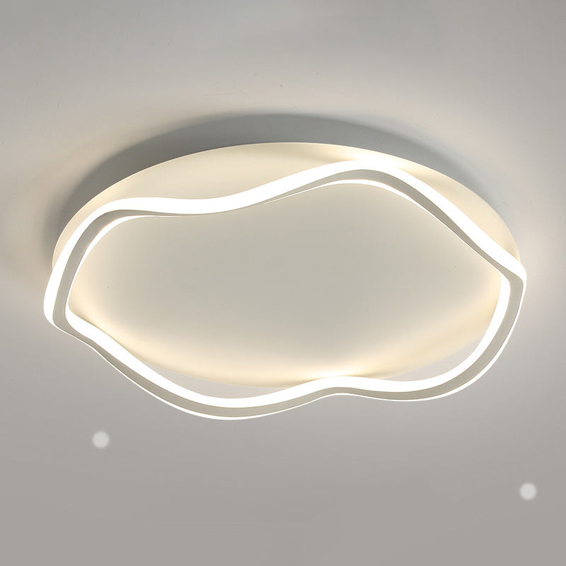 Modern Style Flush Mount Licht Acryl 1 Licht Plafond Licht voor slaapkamer