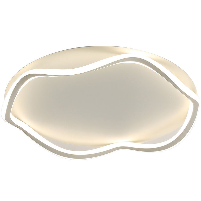 Modern Style Flush Mount Licht Acryl 1 Licht Plafond Licht voor slaapkamer