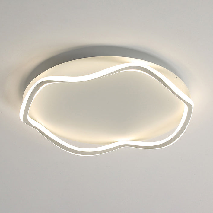 Modern Style Flush Mount Licht Acryl 1 Licht Plafond Licht voor slaapkamer