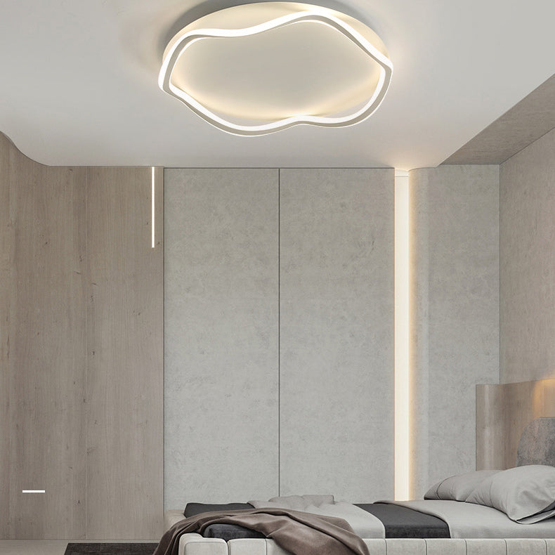 Modern Style Flush Mount Licht Acryl 1 Licht Plafond Licht voor slaapkamer