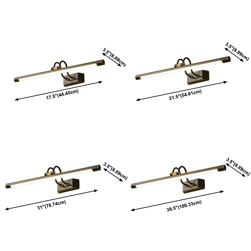 Brass LED Wall Sconce Simplicity Wall Lighting Ideas Household Lamp for Bathroom